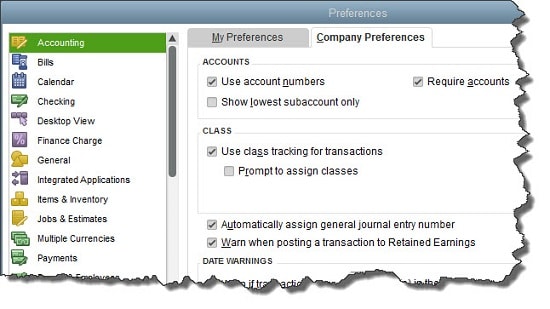 show lowest subaccount only quickbooks for mac